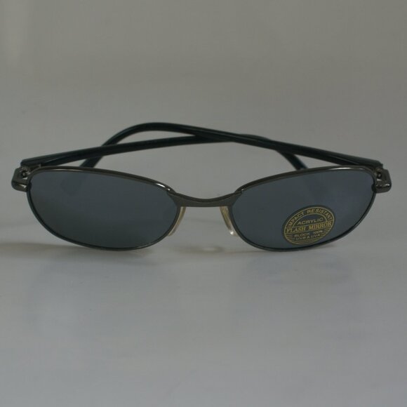 NWT True Vintage Small Oblong Combo frame w/Smoke Mirrored lens Sunglasses - Picture 11 of 13